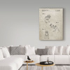 Trademark Fine Art Cole Borders ' Star Wars Tauntaun' Canvas Art, 18x24 ALI21950-C1824GG